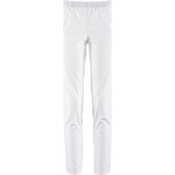 Legginsy SKINNY bonprix biały. Białe legginsy marki bonprix. Za 49,99 zł.