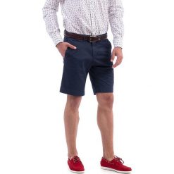 Bermudy męskie: Bermudy w kolorze granatowym