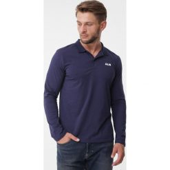 Granatowa Koszulka Stevie. Niebieskie koszulki męskie Born2be, xl, z aplikacjami, z dzianiny, z długim rękawem. Za 59,99 zł.