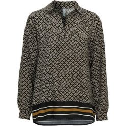 Soyaconcept Bluzka Cairo czarny we wzory female czarny/ze wzorem M (40). Czarne bluzki sportowe damskie Soyaconcept, s, bez wzorów, z tkaniny, z klasycznym kołnierzykiem, bez rękawów, długie, bez kaptura. Za 139,00 zł.