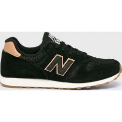 New Balance - Buty. Czarne buty sportowe męskie marki New Balance, ze skóry, na sznurówki. Za 299,90 zł.