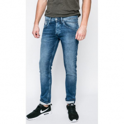 Pepe Jeans - Jeansy. Niebieskie jeansy męskie regular Pepe Jeans. W wyprzedaży za 349,90 zł.