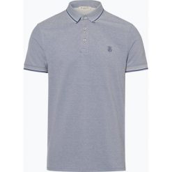 Selected - Męska koszulka polo – Slhtwist, niebieski. Niebieskie koszulki męskie Selected, m, bez wzorów, bez rękawów. Za 129,95 zł.