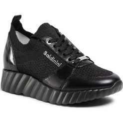 Sneakersy BALDININI - 098402XNASK000000KXX Nero. Czarne półbuty damskie Baldinini, na co dzień, bez wzorów, ze skóry, bez obcasa, na płaskiej podeszwie, bez zapięcia. W wyprzedaży za 1209,00 zł.