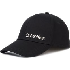 Czapka z daszkiem CALVIN KLEIN - Side Logo Baseball Cap K60K605935 BDS. Czarne czapki damskie Calvin Klein, bez wzorów, z bawełny. Za 159,00 zł.