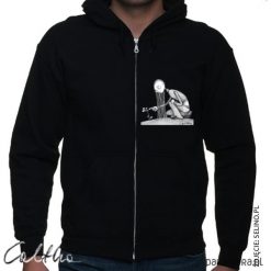 Bluzy męskie: Kwiat – bluza rozpinana unisex