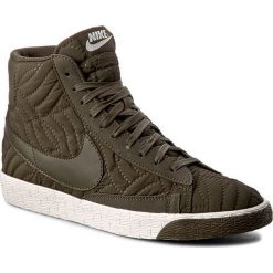 Buty NIKE - Blazer Mid Prm Se 857664 300 Dark Loden/Dark Loden/Ivory. Zielone buty sportowe damskie Nike, bez wzorów, ze skóry ekologicznej, sportowe. W wyprzedaży za 419,00 zł.