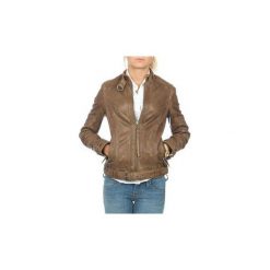 Żakiety / Blezery Wrangler skórzana Montana WR4044ZCBR. Brązowe marynarki i żakiety damskie Wrangler, xs. Za 949,00 zł.