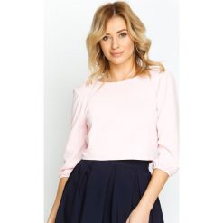 Różowa Bluzka Dancing Back. Czerwone bluzki longsleeves marki Born2be, m. Za 49,99 zł.
