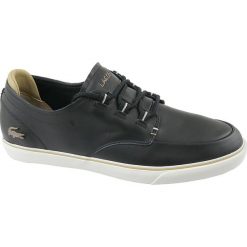Lacoste Esparre Deck 118 3 CAM00288X0. Czarne buty sportowe męskie marki Lacoste, ze skóry. W wyprzedaży za 399,99 zł.