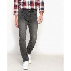 Dżinsy slim. Szare jeansy męskie slim marki La Redoute Collections. Za 163,76 zł.