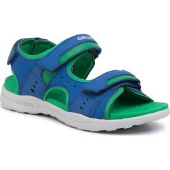 Sandały GEOX - J Vaniett B. A J025XA 0CE15 C4165 D Royal/Green. Niebieskie sandały chłopięce Geox, ze skóry ekologicznej, bez zapięcia. W wyprzedaży za 179,00 zł.