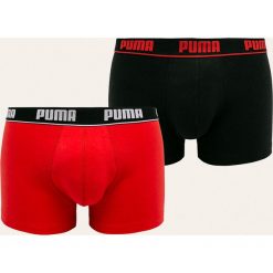 Puma - Bokserki (2-pack). Czerwone bokserki męskie Puma, z nadrukiem, z elastanu. W wyprzedaży za 69,90 zł.