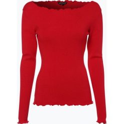 Odzież damska: Review – Sweter damski z dodatkiem lnu, różowy
