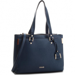 Torebka LIU JO - L Tote Isola A68001 E0087 Blue Oltreoceano 94121. Niebieskie torebki klasyczne damskie Liu Jo, ze skóry ekologicznej. Za 689,00 zł.