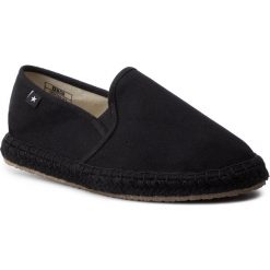 Espadryle BIG STAR - DD274A137 Black. Czarne espadryle damskie BIG STAR, bez wzorów, z tworzywa sztucznego, bez obcasa, na płaskiej podeszwie. Za 109,00 zł.