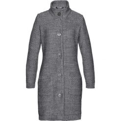 Sweter rozpinany bonprix szary melanż. Szare golfy damskie bonprix, z dzianiny. Za 129,99 zł.