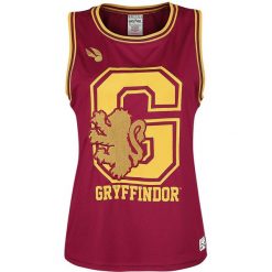 Topy damskie: Harry Potter Gryffindor Top damski bordowy/żółty