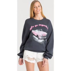 BLUZA DISCODANCE PINKO. Czarne bluzy damskie Pinko, s, z nadrukiem, z bawełny, bez rękawów, bez kaptura. Za 521,50 zł.