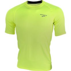Koszulka do biegania męska BROOKS EQUILIBRIUM SHORTSLEEVE II / 210477305 - BROOKS EQUILIBRIUM SHORTSLEEVE II. Zielone t-shirty męskie marki Brooks, m, do biegania. Za 115,00 zł.