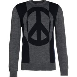 Swetry klasyczne męskie: Love Moschino Sweter mottled grey