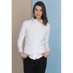 Sweterek z łuskami. Swetry damskie Monnari, bez wzorów, z wiskozy, eleganckie, bez rękawów, bez kaptura. Za 79,50 zł.