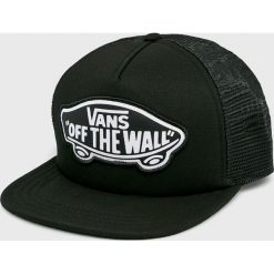 Vans - Czapka. Czarne czapki damskie marki Vans, z bawełny. W wyprzedaży za 79,90 zł.