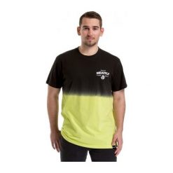 Meatfly T-Shirt Męski Spill 2 T-Shirt A- Safety Yellow, Black (Rozmiar L). Żółte koszulki męskie marki Meatfly, m, bez wzorów, klasyczne, z klasycznym kołnierzykiem. W wyprzedaży za 66,00 zł.