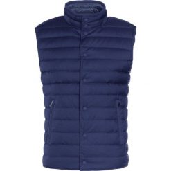 Hackett London Kamizelka navy. Niebieskie kurtki męskie marki Hackett London, xl, bez wzorów, z poliesteru. W wyprzedaży za 943,20 zł.