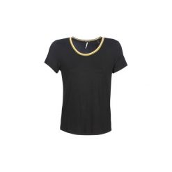 T-shirty z krótkim rękawem Maison Scotch JULINES. Czarne t-shirty damskie marki Maison Scotch, m, bez wzorów, bez kołnierzyka. Za 175,20 zł.