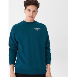 Bluza z nadrukiem - Khaki. Brązowe bluzy damskie House, s, z nadrukiem, bez kołnierzyka, bez rękawów, bez kaptura. Za 99,99 zł.