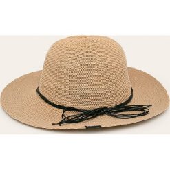 Jack Wolfskin - Kapelusz. Żółte kapelusze damskie Jack Wolfskin, bez wzorów, z poliesteru. W wyprzedaży za 139,90 zł.
