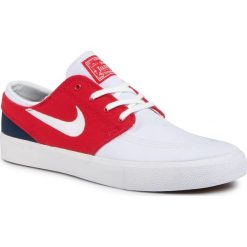 Buty NIKE - Sb Zoom Janoski Cnvs Rm AR7718 105 White/White/University Red. Białe półbuty męskie Nike, na co dzień, bez wzorów, z tworzywa sztucznego, bez zapięcia. Za 359,00 zł.