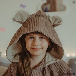 Szlafrok miś. Szlafroki dziewczęce Pakamera, bez wzorów, z bawełny. Za 119,00 zł.