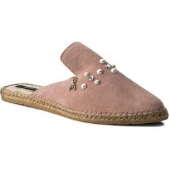 Espadryle PATRIZIA PEPE - 2V7754/A1OC-M328 Glamour Rose. Różowe espadryle damskie Patrizia Pepe, bez wzorów, z zamszu, bez obcasa. W wyprzedaży za 399,00 zł.
