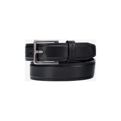 Calvin Klein Pasek Czarny. Czarne paski męskie Calvin Klein, w paski, ze skóry. Za 238,95 zł.