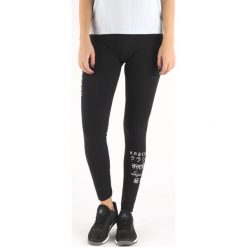 Reebok Legginsy Czarny. Czarne spodnie damskie Reebok, m, bez wzorów, z elastanu. Za 156,95 zł.