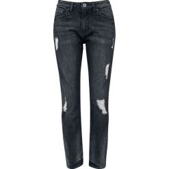 Urban Classics Ladies Boyfriend Denim Pants Jeansy damskie czarny. Czarne jeansy damskie marki Urban Classics. Za 99,90 zł.
