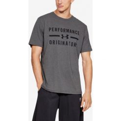 Under Armour Performance Originators Koszulka Szary. Szare podkoszulki męskie Under Armour, s, z haftami, z bawełny, z krótkim rękawem. Za 119,95 zł.