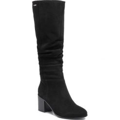 Kozaki BIG STAR - EE274516 Black. Czarne kozaki damskie BIG STAR, ze skóry, retro, bez obcasa, na obcasie, bez zapięcia. W wyprzedaży za 329,00 zł.