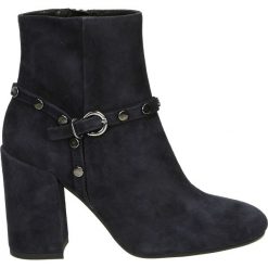 Botki - SC481 AMA BLU. Żółte botki damskie skórzane marki Venezia. Za 299,00 zł.