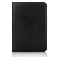 Eleganckie czarne etui na dokumenty SOLIER E01. Czarne etui męskie Solier, ze skóry. Za 32,00 zł.