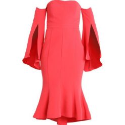 Forever New BROOKE FISHTAIL DRESS Długa sukienka watermelon. Czerwone sukienki damskie marki Forever New, bez wzorów, z elastanu, bez kołnierzyka, z długim rękawem, długie, maxi. Za 499,00 zł.