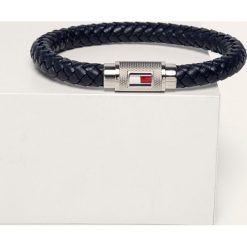 Tommy Hilfiger - Bransoletka. Niebieskie bransoletki męskie TOMMY HILFIGER, ze stali. Za 199,90 zł.