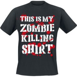 This Is My Zombie Killing Shirt T-Shirt czarny. Czarne t-shirty męskie This Is My Zombie Killing Shirt, xl. Za 54,90 zł.