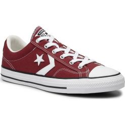 Trampki CONVERSE - Star Player Ox 165461C Black Alley Brick/White/Black. Czerwone półbuty męskie Converse, na co dzień, bez wzorów, z gumy, retro, bez zapięcia. W wyprzedaży za 269,00 zł.
