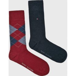 Tommy Hilfiger - Skarpety (2-pack). Czarne skarpetki męskie marki TOMMY HILFIGER, z bawełny. Za 54,90 zł.