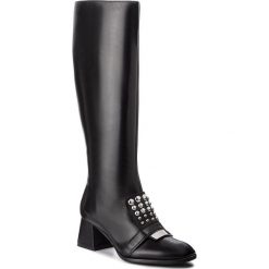 Kozaki SOLO FEMME - 14310-31-I12/000-01-00 Czarny. Szare buty zimowe damskie marki Solo Femme, z materiału, na szpilce. W wyprzedaży za 419,00 zł.