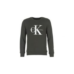 Bluzy Calvin Klein Jeans CREWNECK HWK. Czarne bluzy męskie Calvin Klein Jeans, xl, bez wzorów, z jeansu, bez kołnierzyka, bez rękawów, bez kaptura. Za 305,10 zł.