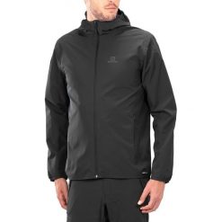 Kurtki sportowe męskie: Salomon Kurtka męska Essential Black r. L (393850)